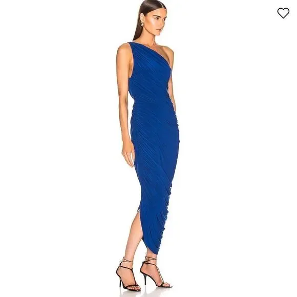 NWT NORMA KAMALI Diana Dress in Berry Blue Revolve Large - Picture 9 of 12